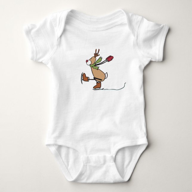 Cute Dancing Reindeer - jul Tee (Framsida)