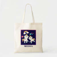 Cute Dancing Unicorns Magic Rainbow & Stars