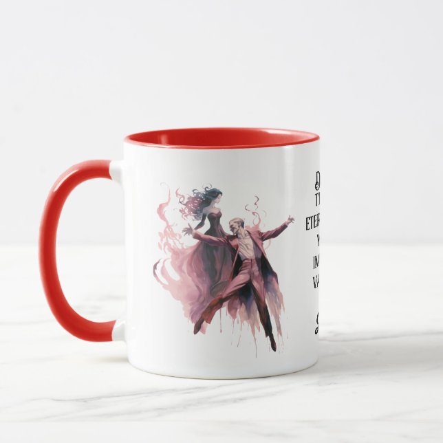 Cute Dancing Vampire Mugg (Vänster)