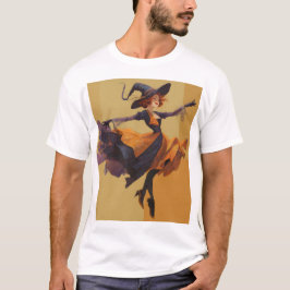 Cute Dancing Witch T Shirt