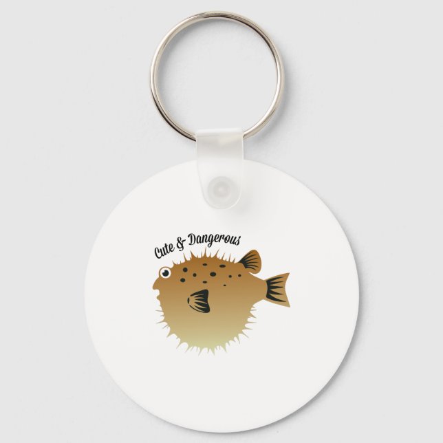 Cute & Dangerous Nyckelring (Framsida)