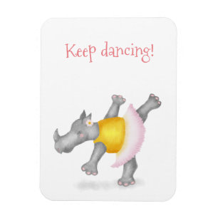 Cute danrhino magnet