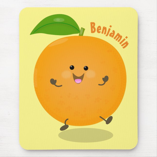 Cute dans orange citrus musmatta (Framsidan)