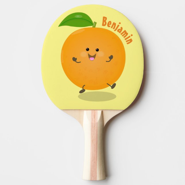 Cute dans orange citrus pingisracket (Framsidan)
