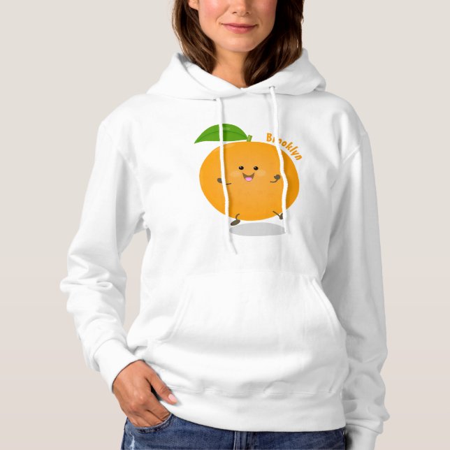 Cute dans orange citrus t shirt (Framsida)