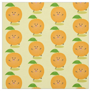 Cute dans orange citrus tyg