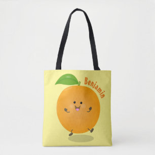Cute dans orange citrus tygkasse