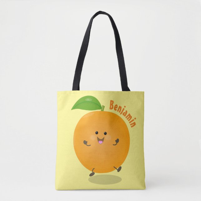 Cute dans orange citrus tygkasse (Framsida)
