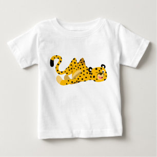 Cute Dash Tecknad Cheetah Baby T-Shirt