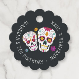 Cute Day of the dead Socker-Döskallar Gåvor Etiketter
