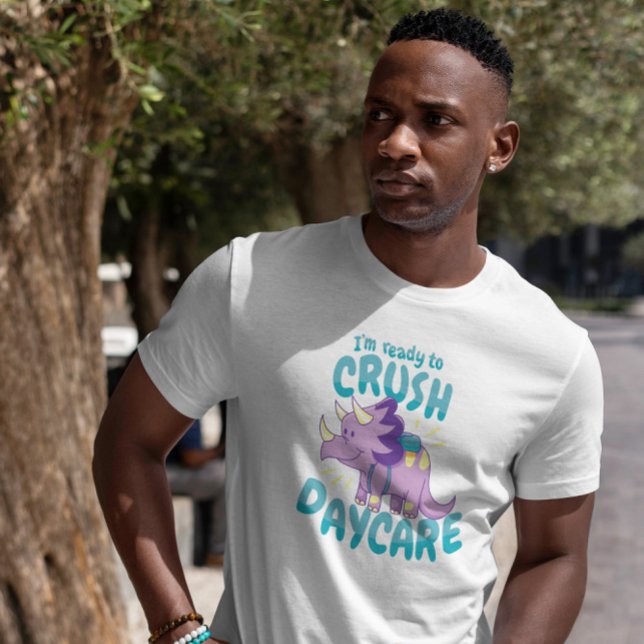 Cute Daycare Dino T Shirt (Skapare uppladdad)