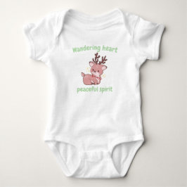 Cute Deer Baby Bodysuit–Soft & Sweet Forest Style T Shirt