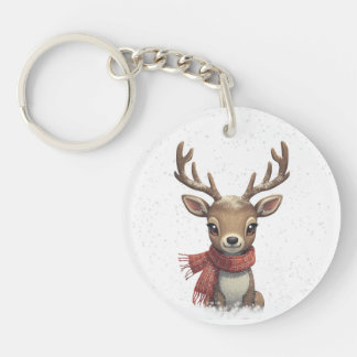 Cute Deer Keychain & Lanyard