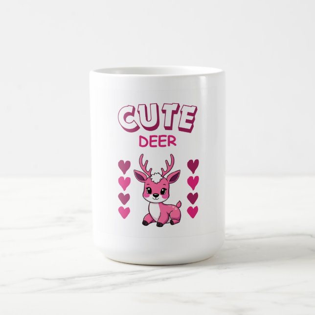 cute deer mug design  kaffemugg (Center)