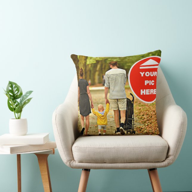 Cute! Dekorativ kudde - Personlig - 20 x 20 tum (Stol)