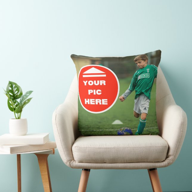 Cute! Dekorativ kudde - Personlig - 20 x 20 tum (Stol)