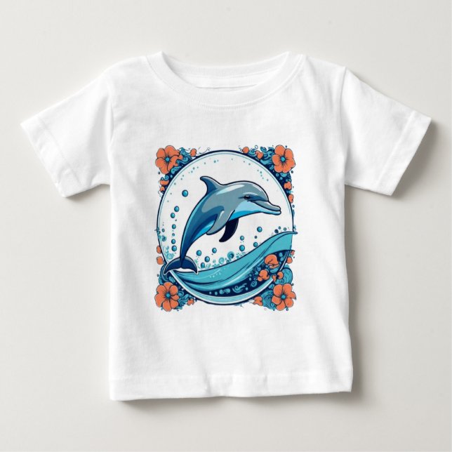 Cute delphin t shirt (Framsida)