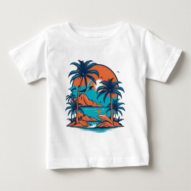 Cute delphin t shirt (Framsida)
