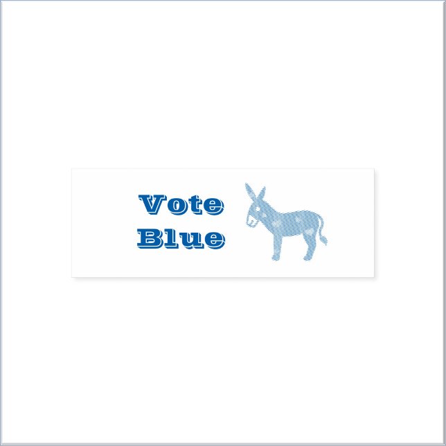 Cute Democratic Donkey & Hearts VOTE BLUE Självfärgande Stämpel (Bookmark my store!
https://www.zazzle.com/store/keepdemocracyalive/)