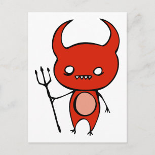 Cute Demon Vykort