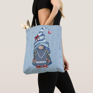Cute Denim Girl Tygkasse