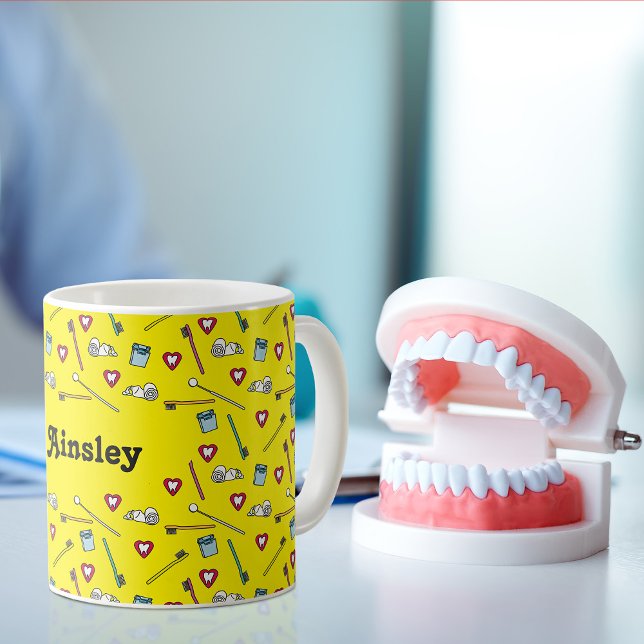 Cute Dental Personlig Kaffemugg (Skapare uppladdad)