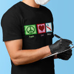 Cute Dentist Peace Kärlek Tandvård Tröja<br><div class="desc">En underbar fredskjorta i Kärlek Tandvård för en tandläkare. Ett fredstecken,  ett hjärta och en tandborste fylld med tandkräm för någon inom tandläkaryrket.</div>