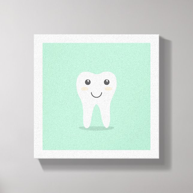 Cute Dentist Wall Art Dentist Dentental Dentists A Canvastryck (Framsida)