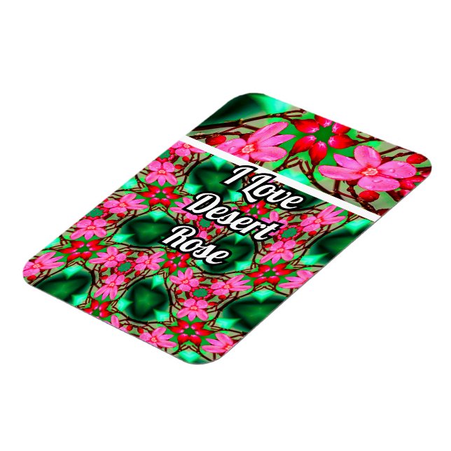 Cute Desert Ro Mönster Magnet (Vänstra Sidan)