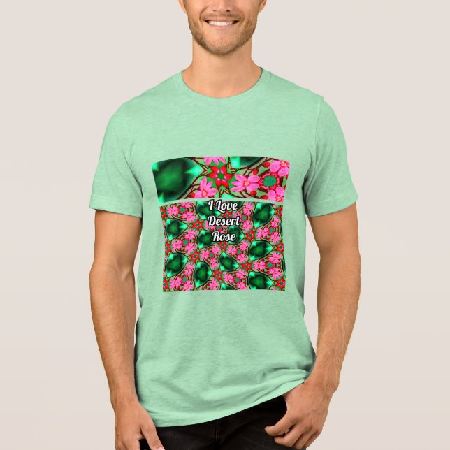 Cute Desert Ro Mönster T Shirt (Framsida)