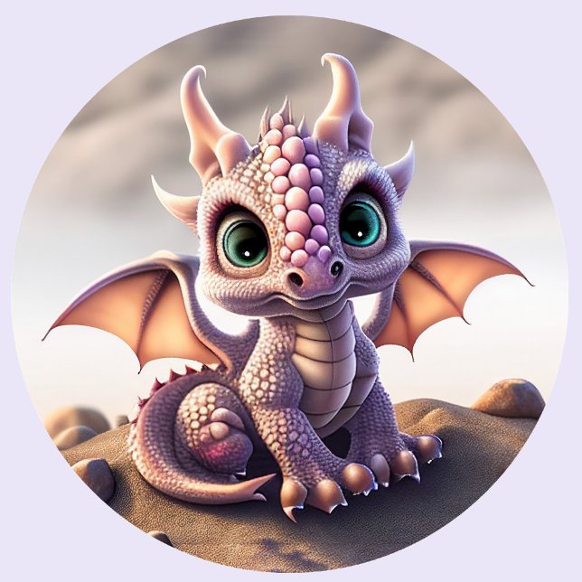 Cute Desert Sand Baby Dragon T Shirt (Skapare uppladdad)
