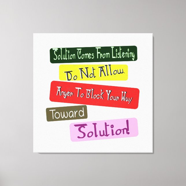 Cute Design för "Way Toward Solution". Köp nu Canvastryck (Framsida)
