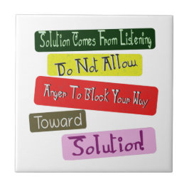 Cute Design för "Way Toward Solution". Köp nu Kakelplatta