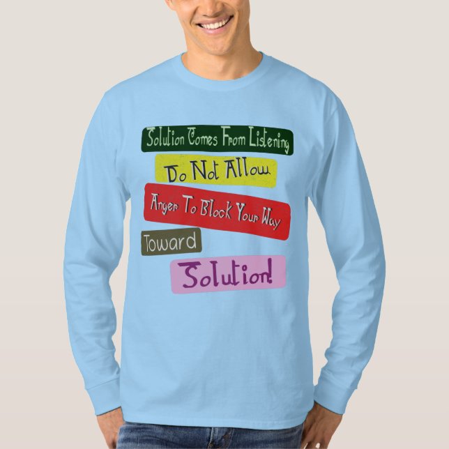 Cute Design för "Way Toward Solution". Köp nu T Shirt (Framsida)