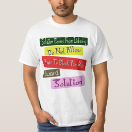 Cute Design för "Way Toward Solution". Köp nu T Shirt