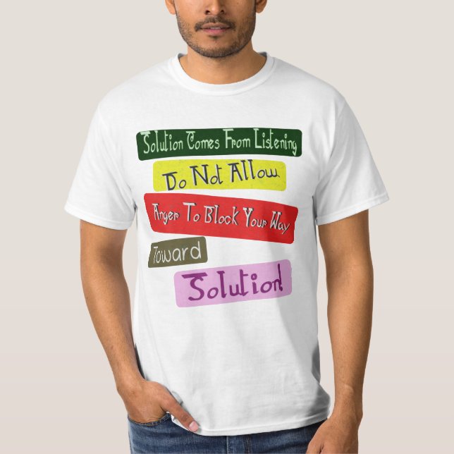 Cute Design för "Way Toward Solution". Köp nu T Shirt (Framsida)