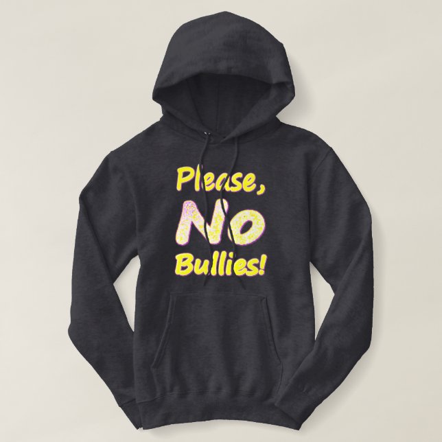 Cute Design, "Ingen bullies". Köp nu T Shirt (Design framsida)