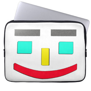 Cute Design "Lycklig Ansikte". Köp nu Laptop Fodral