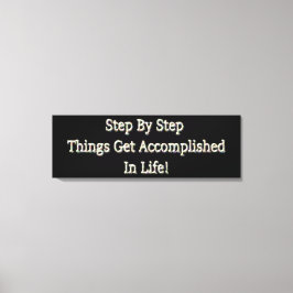 Cute Design med "steg för steg". Köp nu Canvastryck