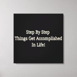 Cute Design med "steg för steg". Köp nu Canvastryck