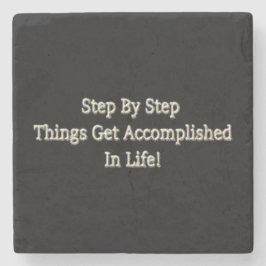 Cute Design med "steg för steg". Köp nu Stenunderlägg