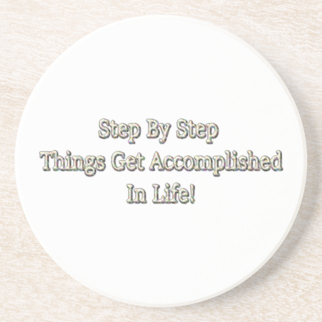 Cute Design med "steg för steg". Köp nu Underlägg (Framsidan)