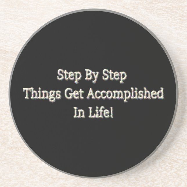 Cute Design med "steg för steg". Köp nu Underlägg (Framsidan)