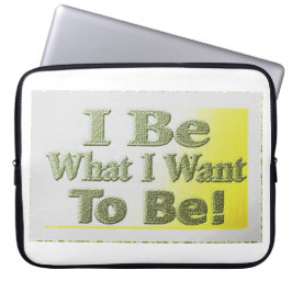 Cute Design om "jag BE" Laptop Fodral