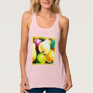 Cute Design. "Pears Träd". Köp nu Linne Med Racerback