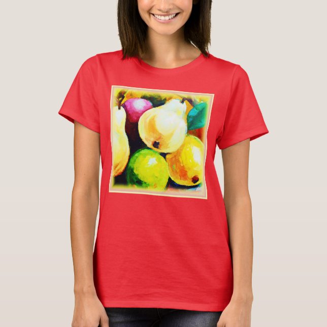 Cute Design. "Pears Träd". Köp nu T Shirt (Framsida)