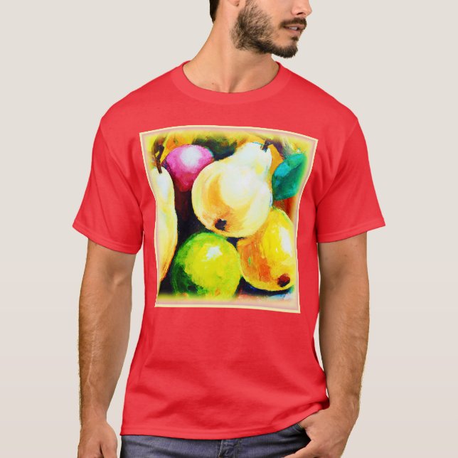 Cute Design. "Pears Träd". Köp nu T Shirt (Framsida)