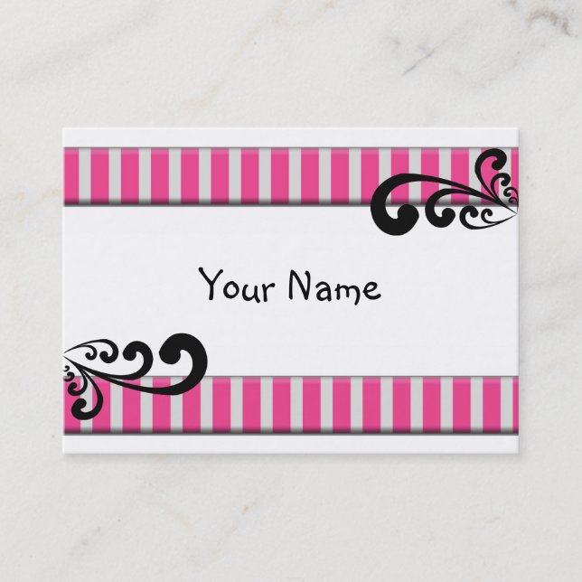 Cute Designer Photo Business Card-mallar Visitkort (Framsida)
