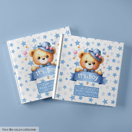 Cute Det är en nalle-babyduschgäst bok