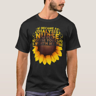 Cute Dialys Nurse Art För manar kvinnor Dialys Nu T Shirt